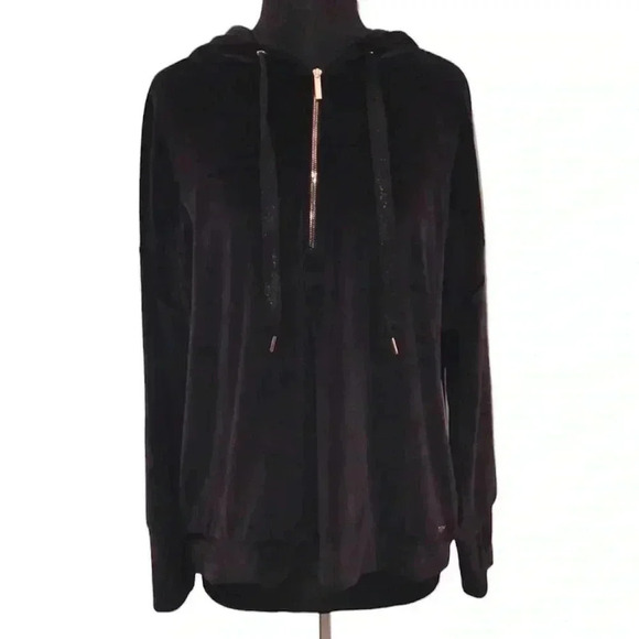 Nine West Tops - Nine West Active Velour Pullover Hoodie Size 2X